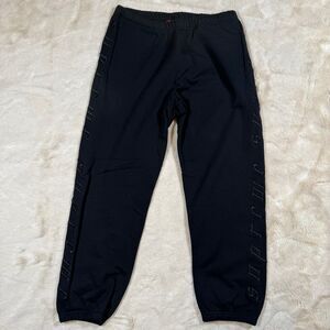 Supreme Raised Embroidery Sweatpant Black (FW21) Mens Large